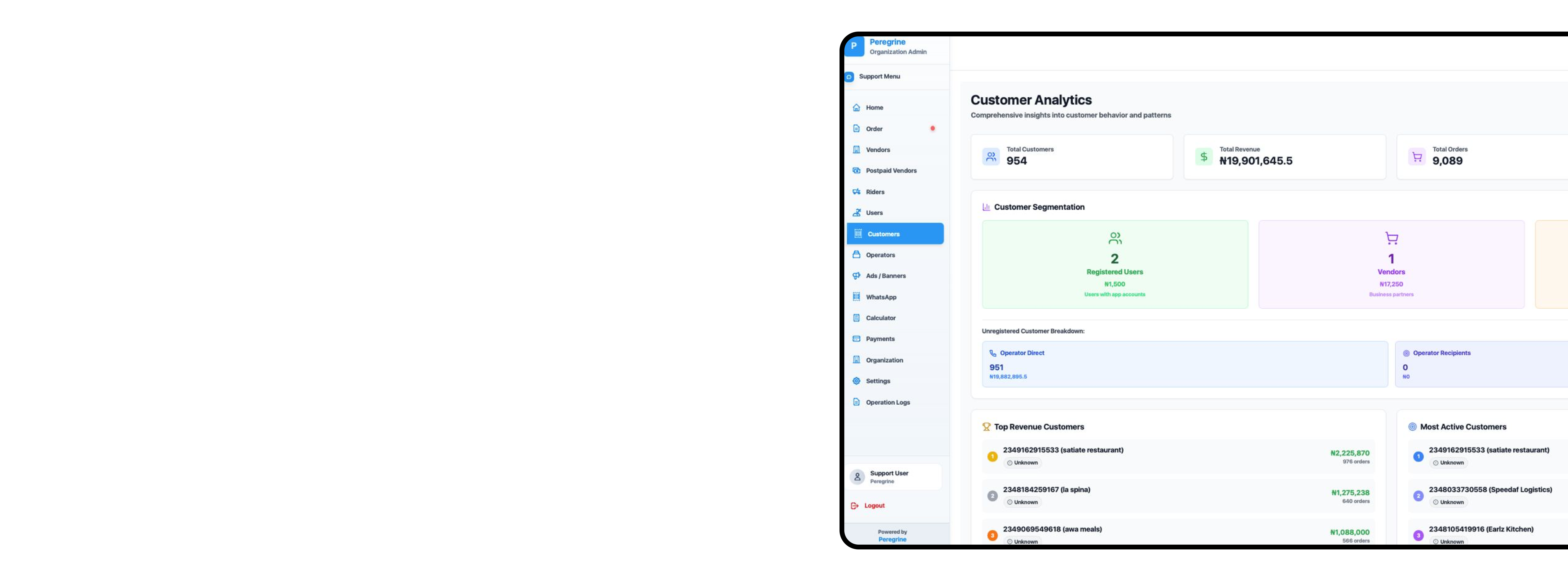 Logistics Terminal Interface
